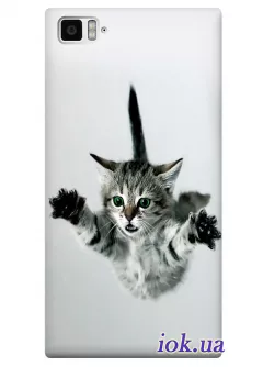 Чехол для Xiaomi Mi3 - Летающий котенок