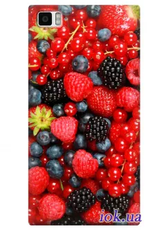 Чехол для Xiaomi Mi3 - Летние ягоды