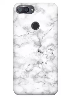 Чехол для Xiaomi Mi 8 Lite - Белый мрамор