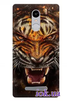 Чехол для Xiaomi Redmi Note 3 - Злой Тигр