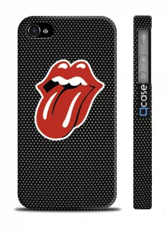 Крутой чехол для iPhone 4/4S - с логотипом Rolling Stones logo
