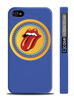 Классный чехол для iPhone 4/4S - с логотипом Rolling Stones Round