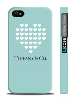 Стильный чехол для iPhone 4/4S - Tiffany Heart