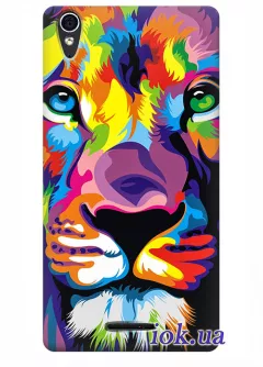 Чехол для Sony Xperia T3 - Цветной лев