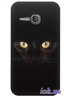 Чехол для Alcatel 5020D - Черный кот 