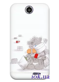 Чехол для HTC Desire 310 - Мишка Тедди 