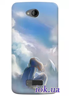 Чехол для HTC Desire 616 - В облаках 