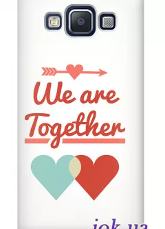 Чехол для Galaxy E5 - We are together