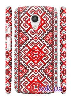 Чехол для Motorola Moto G2 - Украинские узоры