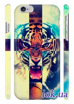 Чехол для iPhone 6 - Тигр и крест