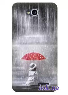 Чехол для LG L90 - Под дождем 