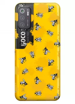 Чехол для Poco M3 Pro - Пчелы