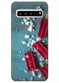 Чехол для Galaxy S10 5G - Ягодное мороженное