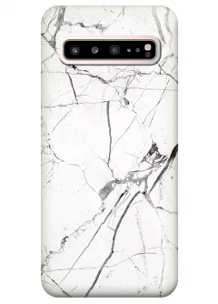 Чехол для Galaxy S10 5G - White marble