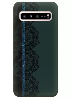 Чехол для Galaxy S10 5G - Зелёная мандала