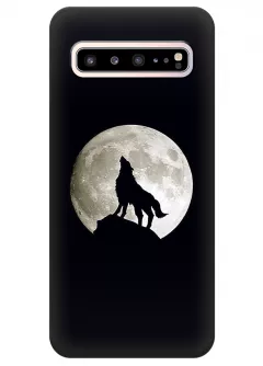 Чехол для Galaxy S10 5G - Воющий волк