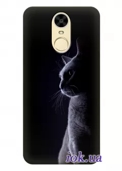 Чехол для Huawei Enjoy 6 - Серый котик