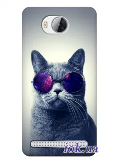 Чехол для Huawei Y3II (Y3 2) - Кот в космо очках