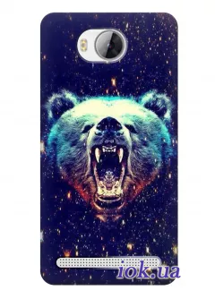 Чехол для Huawei Y3II (Y3 2) - Шикарный медведь