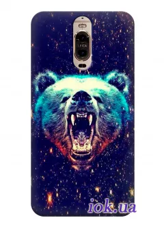 Чехол для Huawei Mate 9 Pro - Яростный медведь