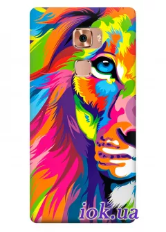 Чехол для Huawei Mate S - Красочный лев
