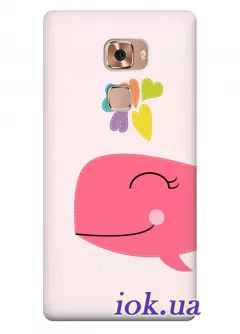Чехол для Huawei Mate S - Розовый кит