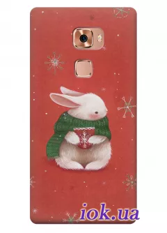 Чехол для Huawei Mate S - Рождественский зайка 
