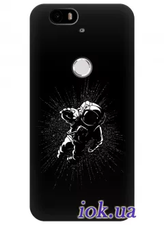 Чехол для Huawei Nexus 6P - Космонавт 