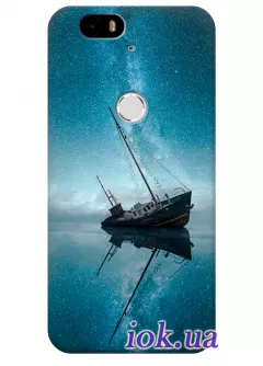 Чехол для Huawei Nexus 6P - Корабль