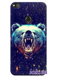 Чехол для Huawei P8 Lite 2017 - Грозный медведь