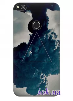 Чехол для Huawei P8 Lite 2017 - Треугольник в тумане 