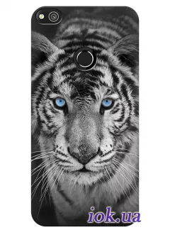 Чехол для Huawei P8 Lite 2017 - Голубоглазый тигр 