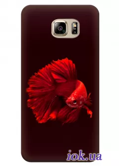 Чехол для Galaxy S7 - Красная рыбка