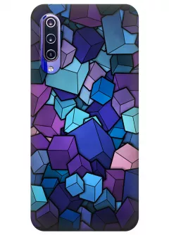Чехол для Xiaomi Mi 9 Pro - Синие кубы