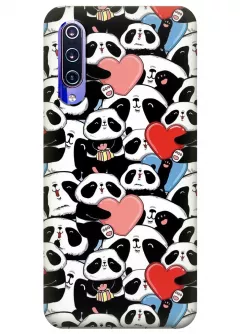 Чехол для Xiaomi Mi 9 Pro - Милые панды