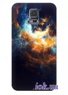 Чехол для Galaxy S5 Plus - Глубокий космос
