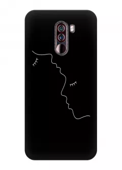 Чехол для Xiaomi Pocophone F1 - Романтичный силуэт