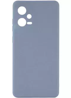 Силиконовый чехол Candy Full Camera для Xiaomi Poco X5 5G / Note 12 5G, Серый / Smoky Gray