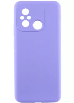 Чехол Silicone Cover Lakshmi Full Camera (AAA) для Xiaomi Redmi 12C, Сиреневый / Dasheen
