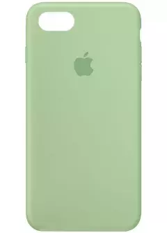 Чехол Silicone Case Full Protective (AA) для Apple iPhone SE (2020), Зеленый / Pistachio