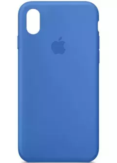 Чехол Silicone Case Full Protective (AA) для Apple iPhone XR (6.1"), Синий / Capri Blue