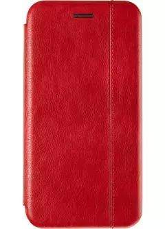 Book Cover Leather Gelius for Xiaomi Redmi Note 8/Note 8 (2021) Red