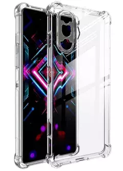 TPU чехол GETMAN Ease logo усиленные углы Full Camera для Xiaomi Redmi K40/K40 Pro/K40 Pro+/Poco F3, Бесцветный (прозрачный)