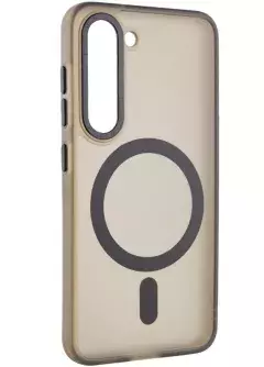 Чехол TPU Lyon frosted with MagSafe для Samsung Galaxy S23, Black