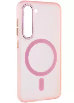 Чехол TPU Lyon frosted with MagSafe для Samsung Galaxy S23, Pink