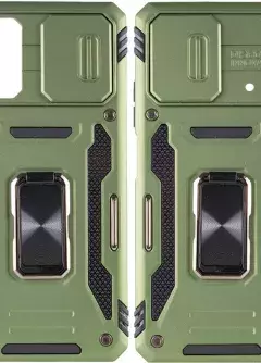 Ударопрочный чехол Camshield Army Ring для Xiaomi Poco F5 / Note 12 Turbo, Оливковый / Army Green