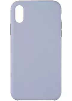 Чехол Original 99% Soft Matte Case для iPhone XS Max Lavender Grey