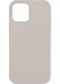 Original Full Soft Case for iPhone 12/12 Pro Grey (Without logo)