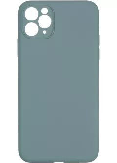 Original Full Soft Case for iPhone 11 Pro Max Pine Green (Without logo)