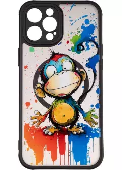 Чехол Gelius Print Case UV (Magsafe) для iPhone 12 Pro Max Monkey